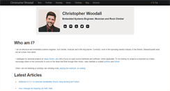 Desktop Screenshot of cwoodall.com